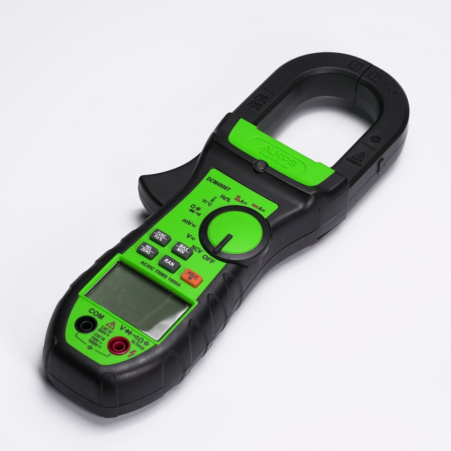 KPS DCM4000 Pinza amperimétrica TRMS Tensión y Corriente CA/CC
