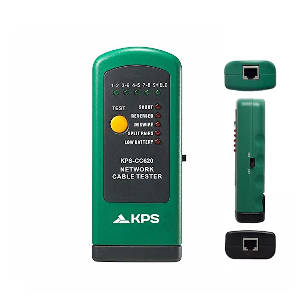 Comprobador de cables de red KPS CC620 RJ