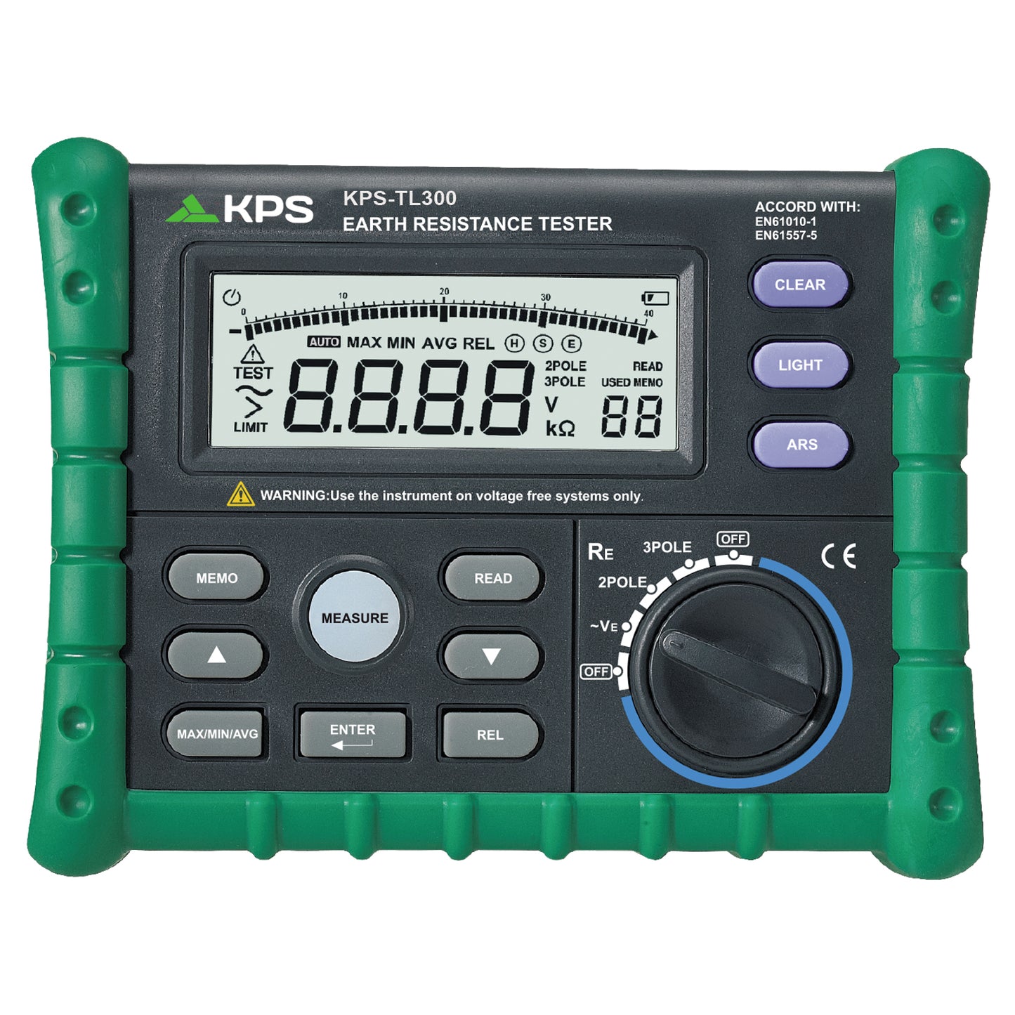 Comprobador de Resistencia de Tierra KPS TL300
