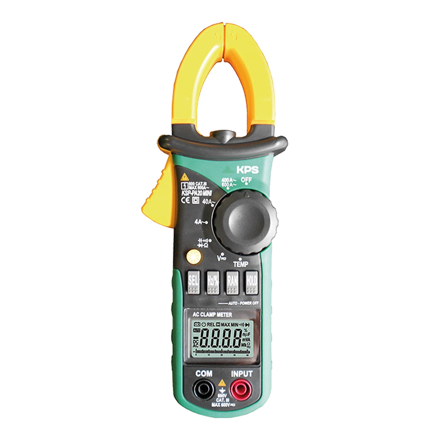 KPS PA20 MINI Digital Clamp Meter for AC/DC Voltage and AC Current
