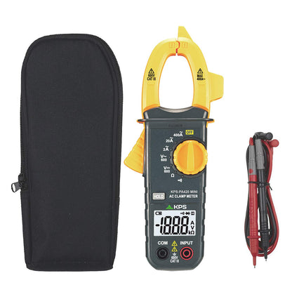 KPS PA420 Mini pinza amperimétrica digital para voltaje CA/CC y corriente CA