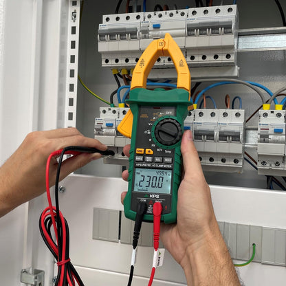 KPS PA700 Pinza amperimétrica digital industrial de verdadero valor eficaz para voltaje CA/CC y corriente CA