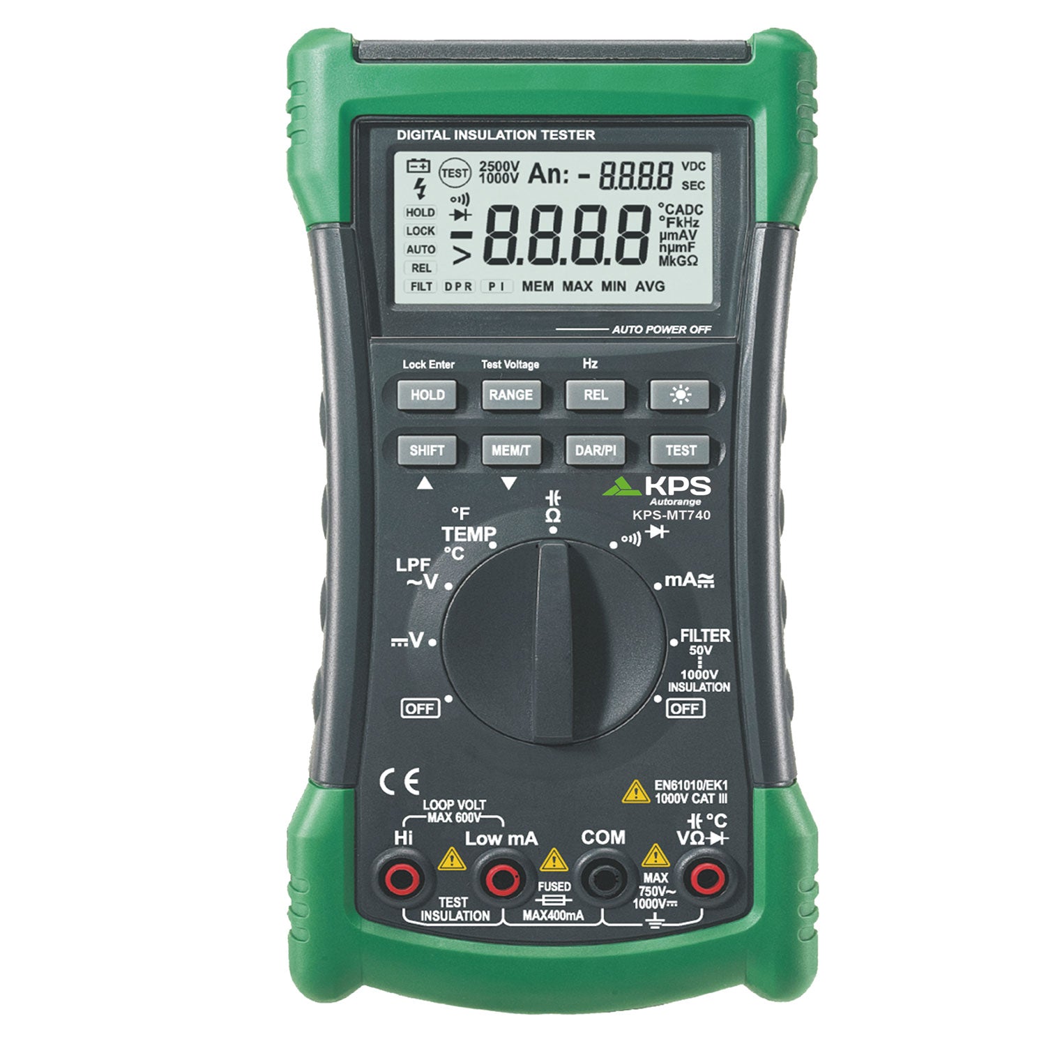 KPS MT740 TRMS Digital Multimeter and Insulation Tester – KPS USA