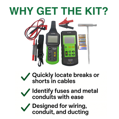 KPS CC840 Advanced Wire Tracer Kit – with PT15 10A Test Leads
